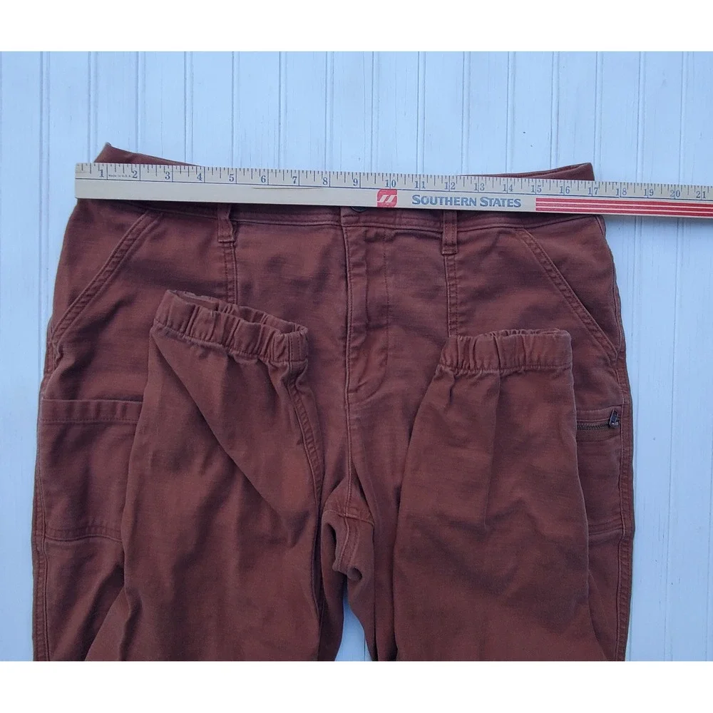 REI Co-op Wallace Lake Jogger Pants Rust Brown Utility Hiking Womens 12 - Picture 4 of 12